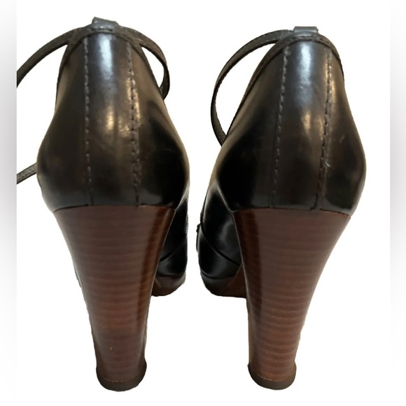 Tory Burch Black Platform Shoes - Picture 3 of 9